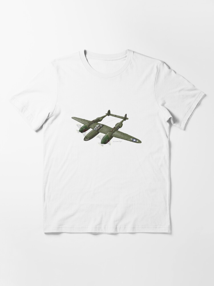 Lockheed P 38 Lightning T Shirt By Wootus Redbubble