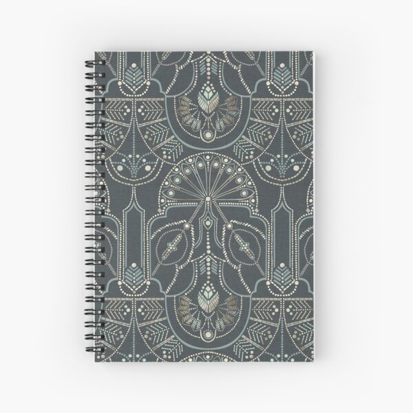 The Black Page Notebook: College Ruled Notebook/Journal: Pewter