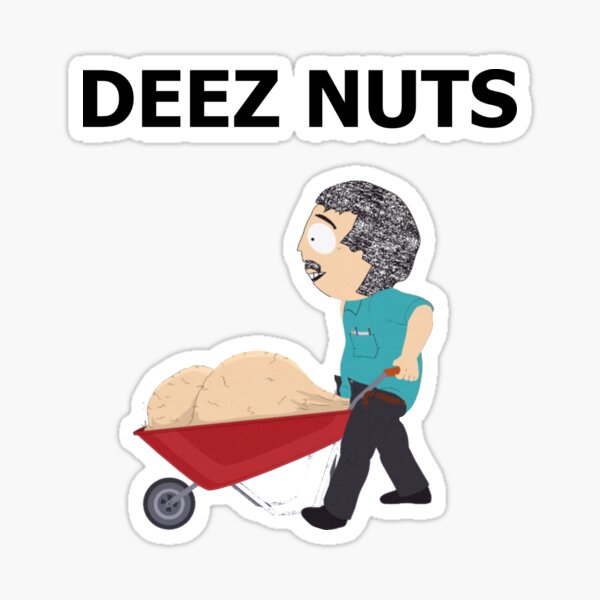 Deez Nuts Southpark Stan Marsh Balls Pegatina