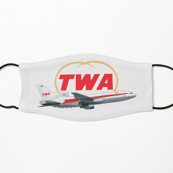 TWA Tristar Lockheed Kids Mask