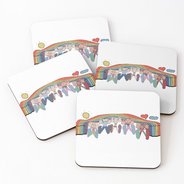 Item preview, children and a rainbow designed and sold by AvotArt.