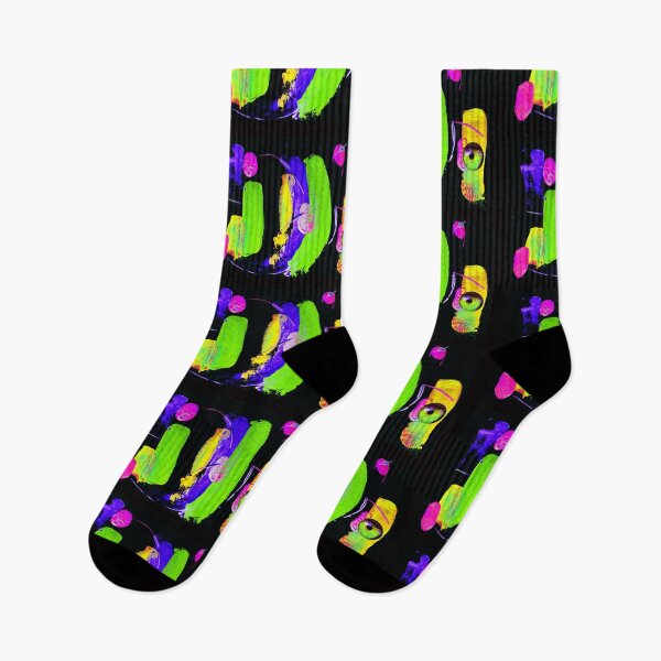 Item preview, UV 2 - what do you see? Use your illusion - Vibrant Radioactive black light op art designed and sold by originalsusie.