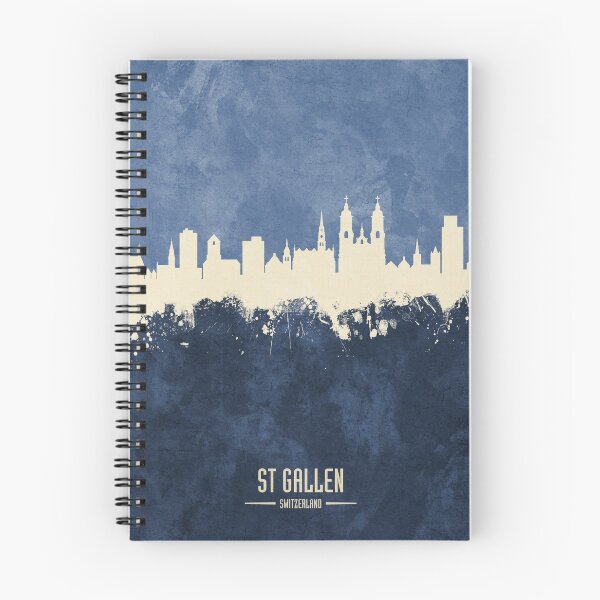 Artikelvorschau, St Gallen Switzerland Skyline entworfen und verkauft von ArtPrints.