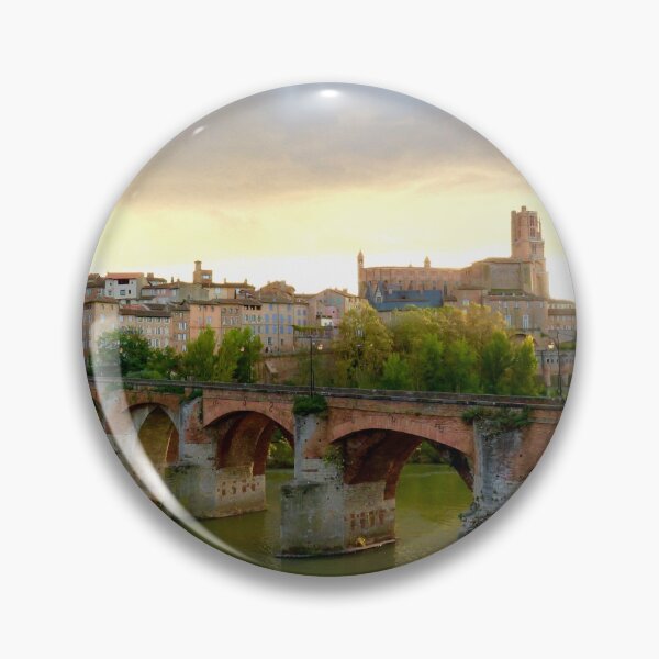 Item preview, The city of Albi, France and the old bridge designed and sold by AHELENE.
