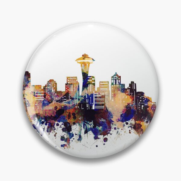 Item preview, seattle skyline designed and sold by BekimART2.