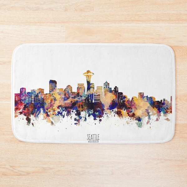 Item preview, seattle skyline designed and sold by BekimART2.
