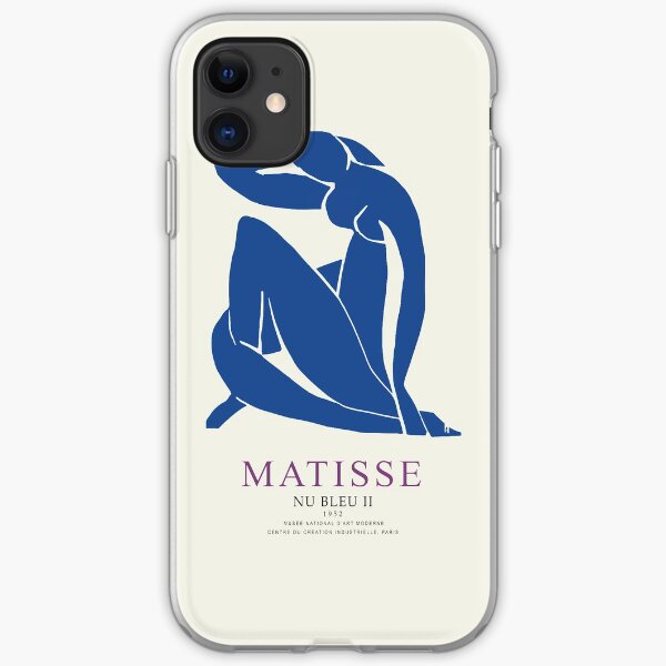 Henri Matisse Nu Bleu II (Blue Nude II) 1952 Artwork for Wall Art, Prints, Posters, Tshirts, Men, Women, Youth iPhone Soft Case