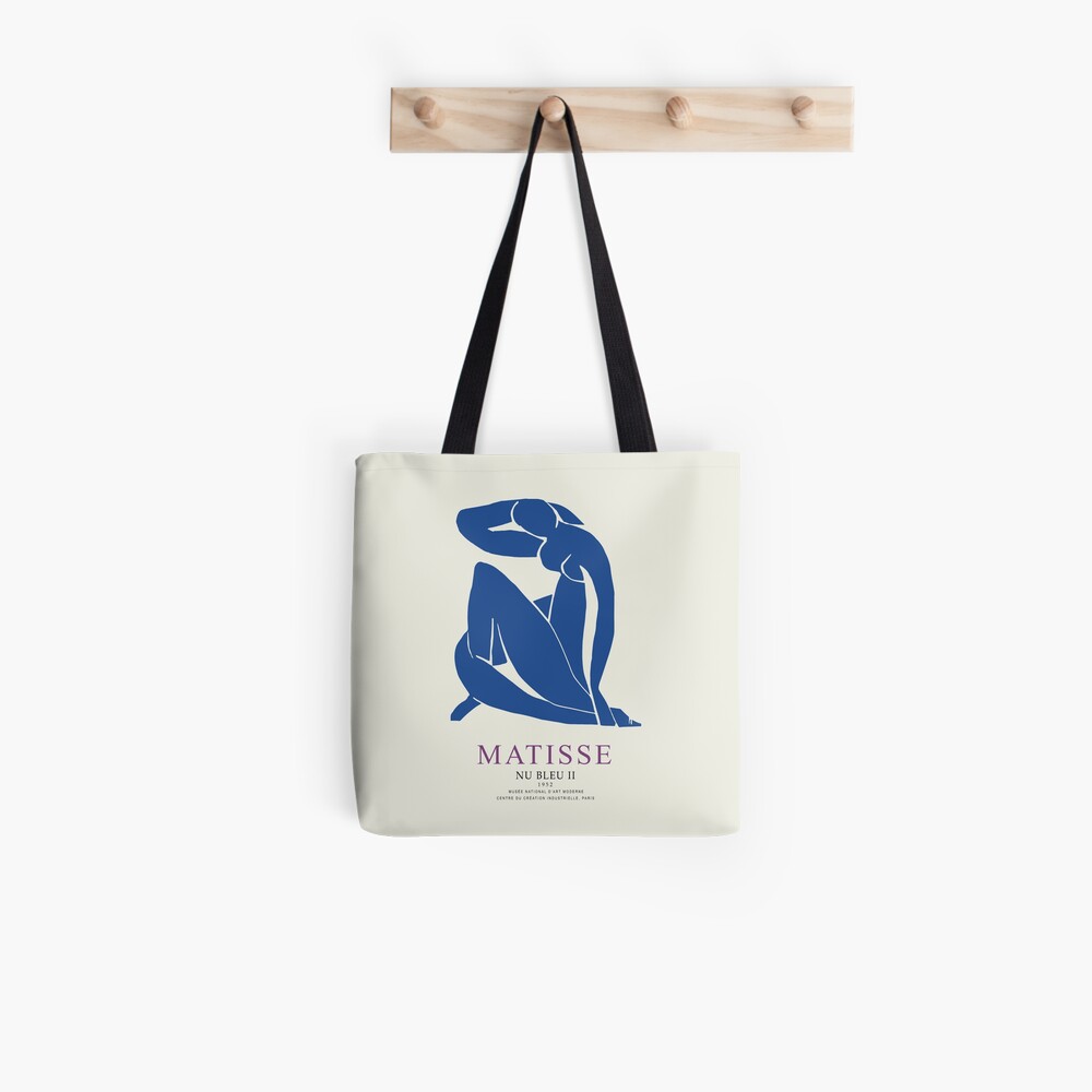 Henri Matisse Nu Bleu II (Blue Nude II) 1952 Artwork for Wall Art, Prints, Posters, Tshirts, Men, Women, Youth Tote Bag