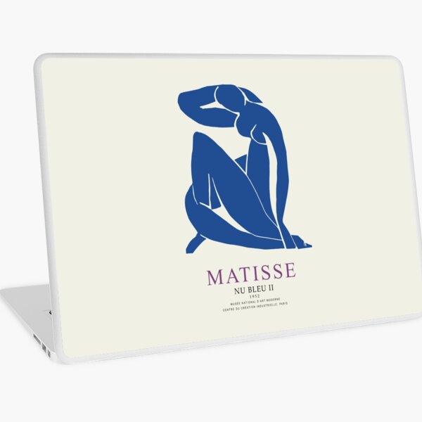 Henri Matisse Nu Bleu II (Blue Nude II) 1952 Artwork for Wall Art, Prints, Posters, Tshirts, Men, Women, Youth Laptop Skin