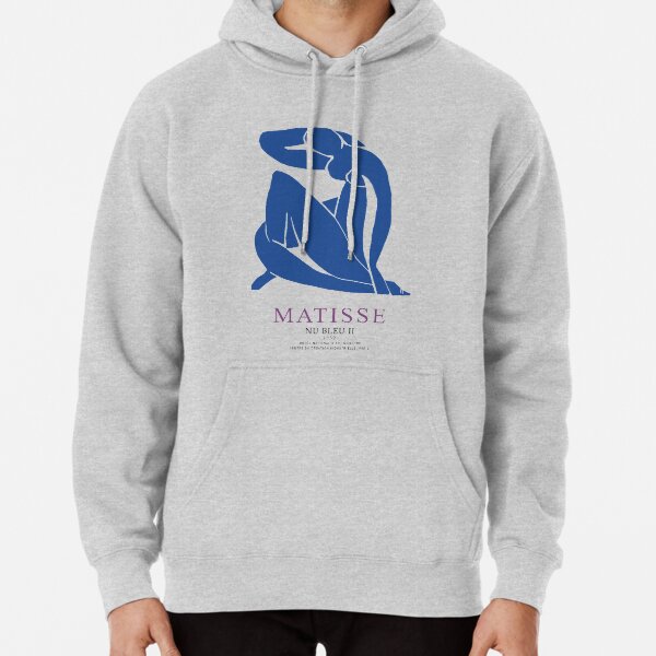 Henri Matisse Nu Bleu II (Blue Nude II) 1952 Artwork for Wall Art, Prints, Posters, Tshirts, Men, Women, Youth Pullover Hoodie