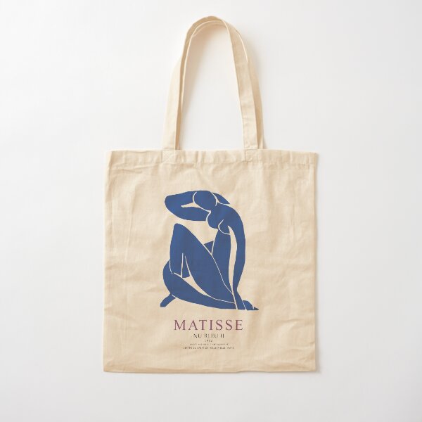 Henri Matisse Nu Bleu II (Blue Nude II) 1952 Artwork for Wall Art, Prints, Posters, Tshirts, Men, Women, Youth Cotton Tote Bag