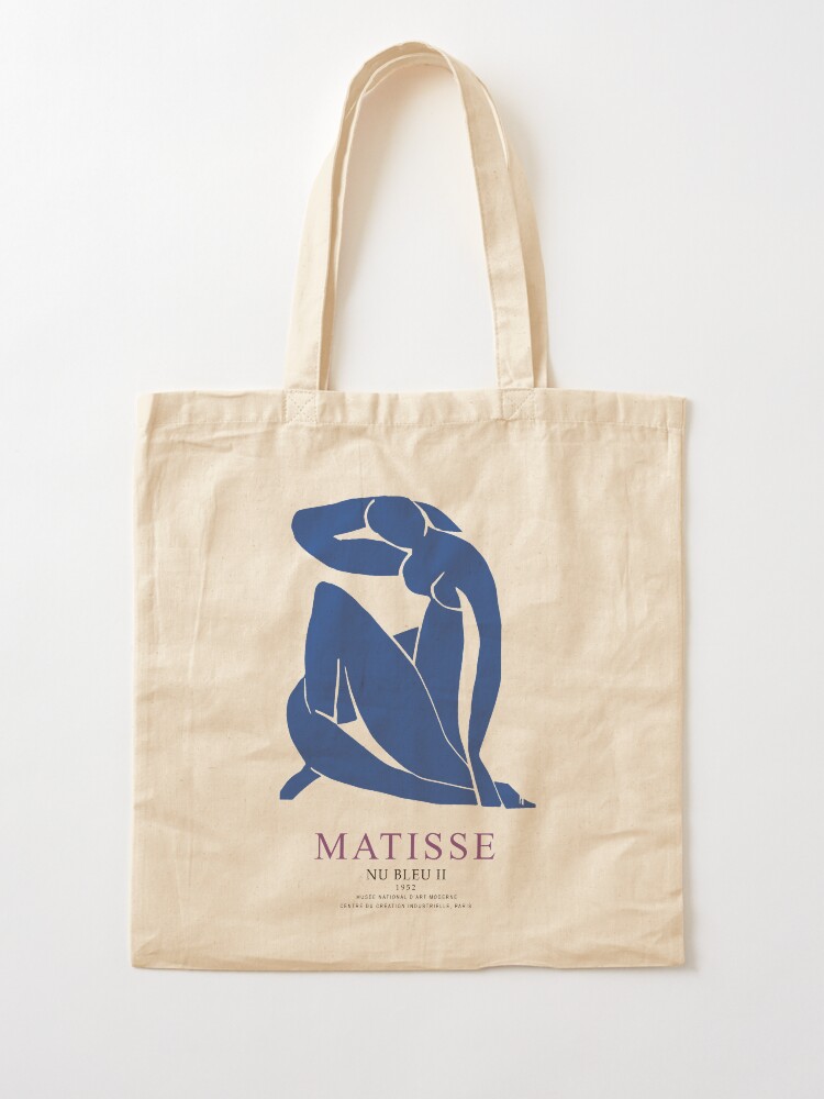 Alternate view of Henri Matisse Nu Bleu II (Blue Nude II) 1952 Artwork for Wall Art, Prints, Posters, Tshirts, Men, Women, Youth Tote Bag