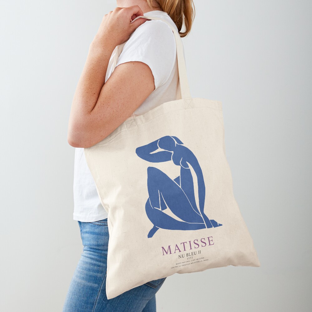 Henri Matisse Nu Bleu II (Blue Nude II) 1952 Artwork for Wall Art, Prints, Posters, Tshirts, Men, Women, Youth Tote Bag