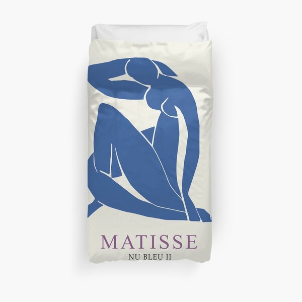 Henri Matisse Nu Bleu II (Blue Nude II) 1952 Artwork for Wall Art, Prints, Posters, Tshirts, Men, Women, Youth Duvet Cover