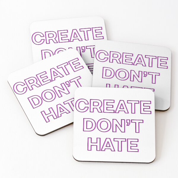 Item preview, Create don't hate designed and sold by flying-flamingo.