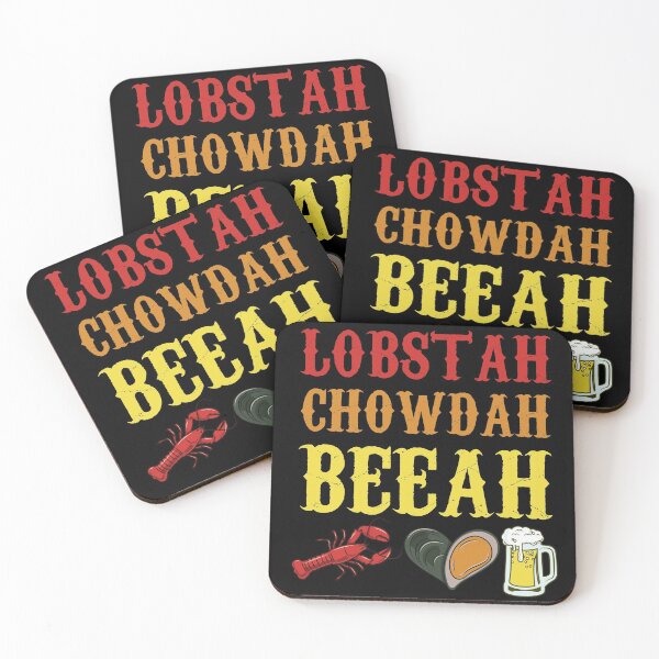 Item preview, Funny Lobster Chowder Beer Boston Accent Gift designed and sold by Sandra78.