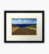 The Road To Maui Framed Print