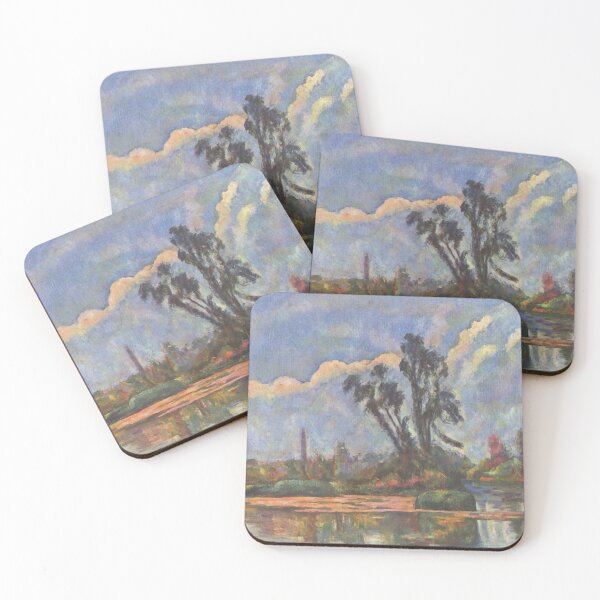 Item preview, Bank of the Oise - Paul Cezanne - c1888 designed and sold by CrankyOldDude.