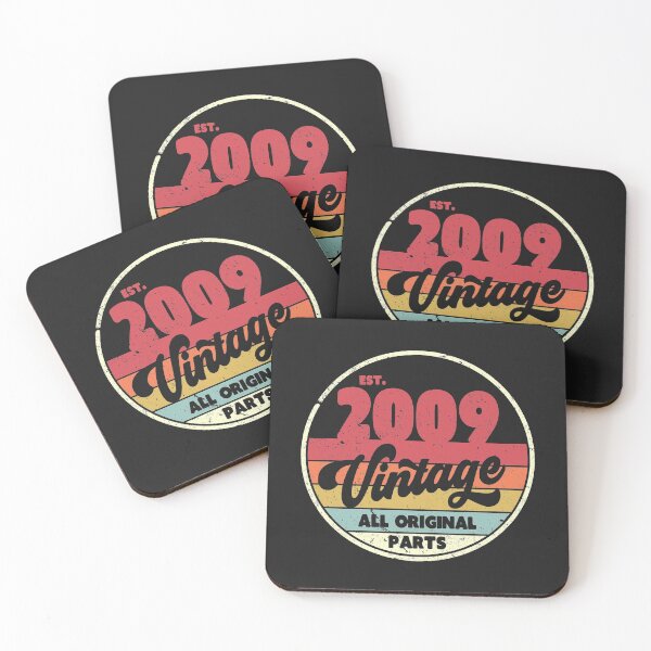 Item preview, 2009 Vintage Print, Birthday Gift Tee. Retro Style Graphic designed and sold by PackAPunch.