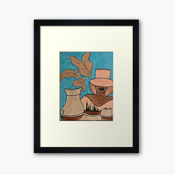 Pretty in Plants Series A2 Framed Art Print
