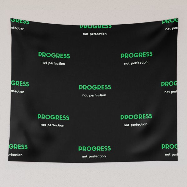 Item preview, PROGRESS NOT PERFECTION designed and sold by Inspirationmotivation.