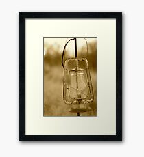 old lantern Framed Print