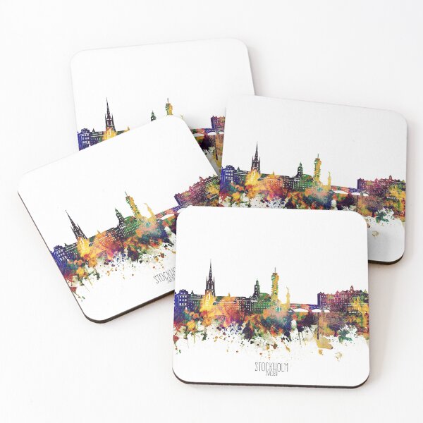 Item preview, stockholm skyline designed and sold by BekimART2.