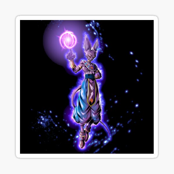 Beerus Dragon Ball Super Sticker