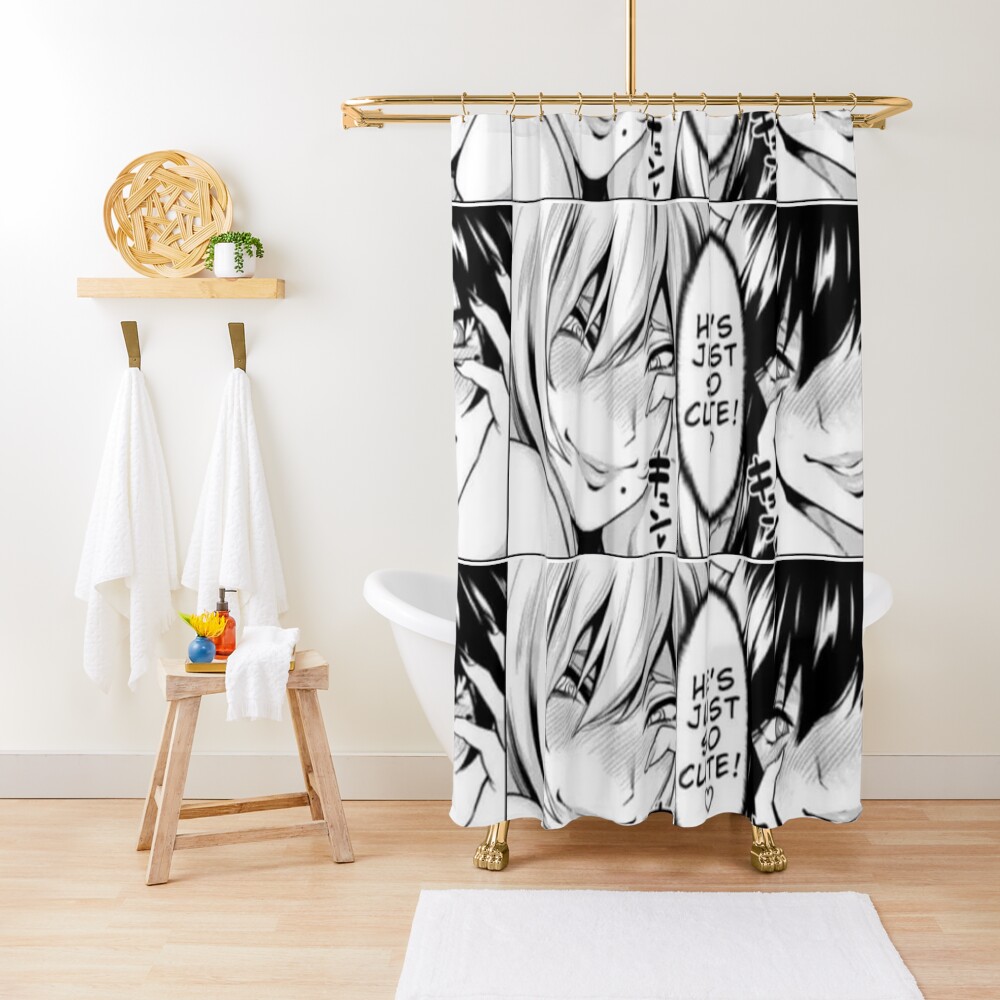 "He's Just So Cute Meme" Shower Curtain for Sale by dumbanimememes ...