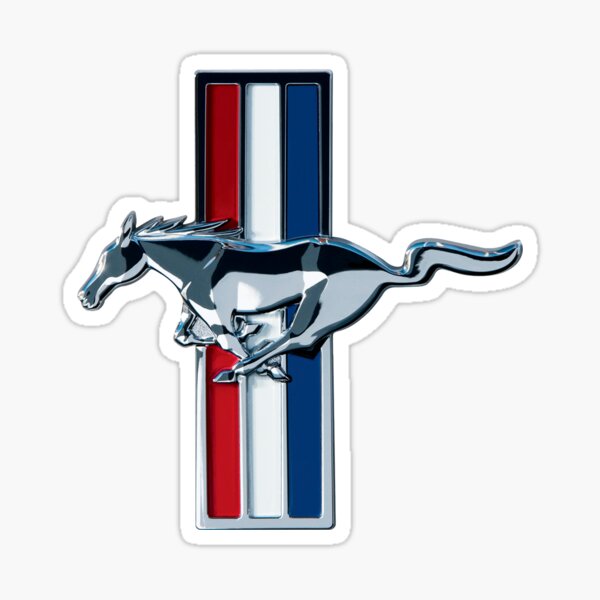 Shop Kistioa Emblem Ford Mustang Set - Silver | Dragon Mart UAE