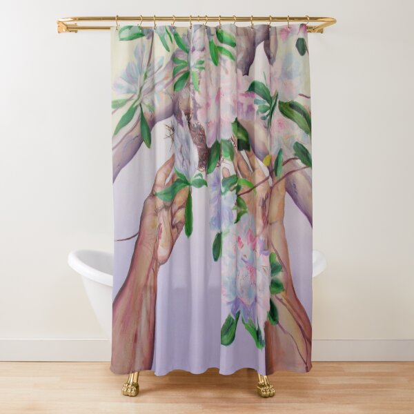 Acceptable Sacrifice (rhododendron bleeding hands) Shower Curtain