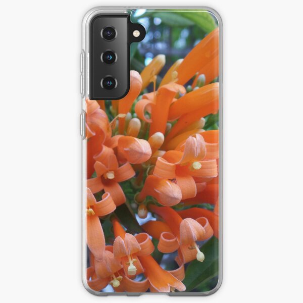 Orange Trumpet Creeper Samsung Galaxy Soft Case