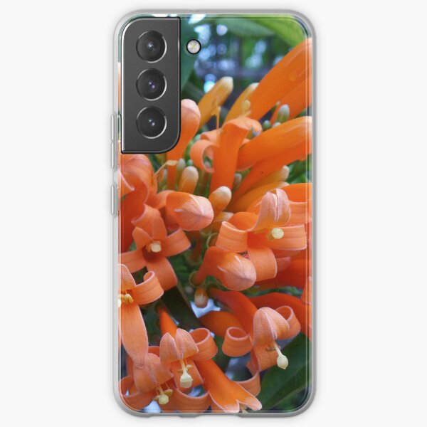 Orange Trumpet Creeper Samsung Galaxy Soft Case