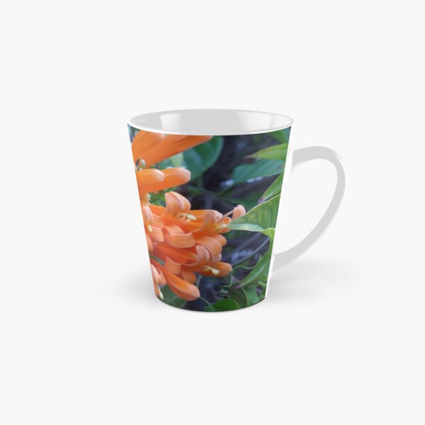Orange Trumpet Creeper Tall Mug