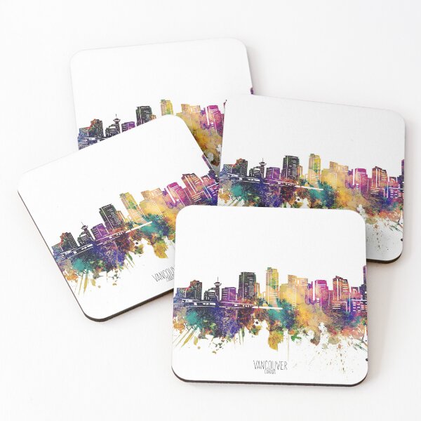 Item preview, vancouver skyline designed and sold by BekimART2.