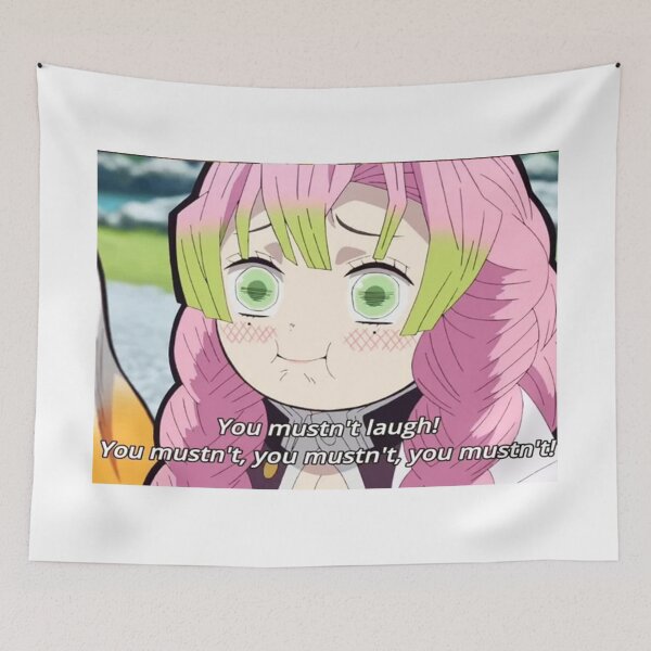 Item preview, You Mustn't Laugh designed and sold by dumbanimememes.