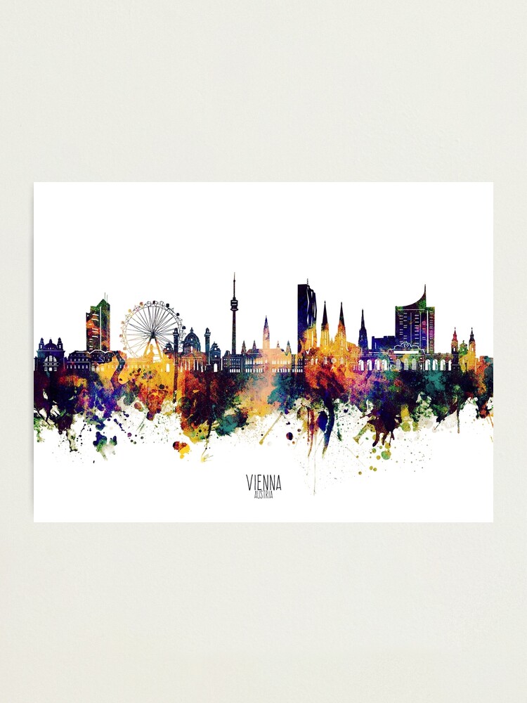 vienna skyline Photographic Print for Sale by BekimART2