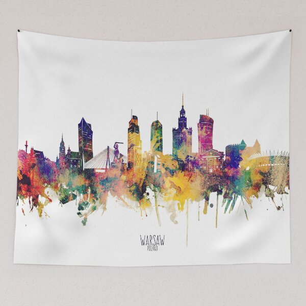 Item preview, warsaw skyline designed and sold by BekimART2.
