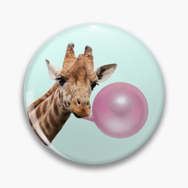 Item preview, Giraffe making Bubble Gum Pop designed and sold by Bebichic.