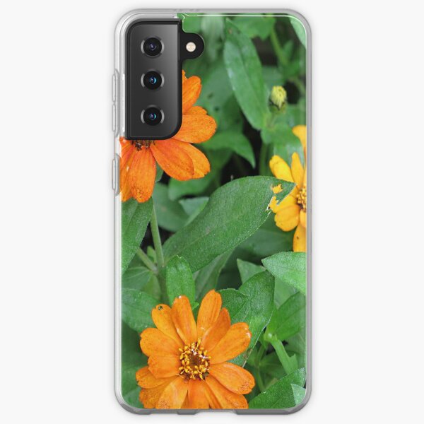 Orange and yellow daisies Samsung Galaxy Soft Case
