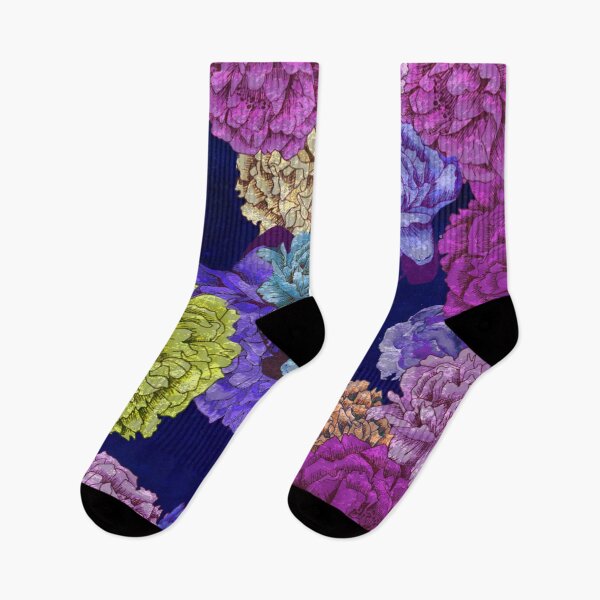 Item preview, Purple Garden Peonies Flowers designed and sold by Bebichic.