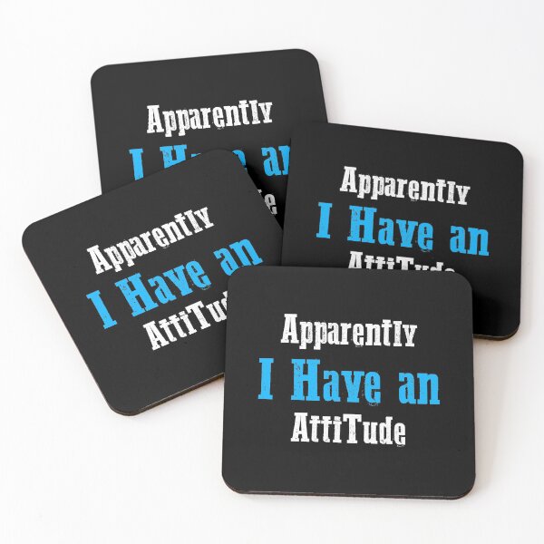 Item preview, Apparently I Have an AttiRude designed and sold by foxredb.