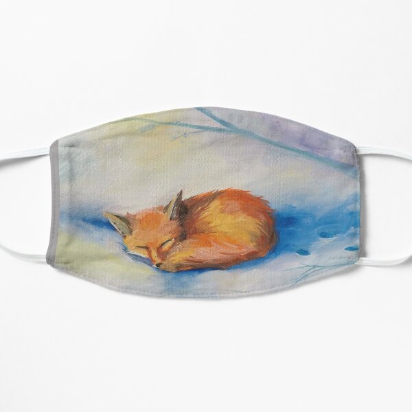 Snow Nap Sleeping Fox Mask