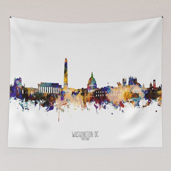 Aperçu de l'œuvre Washington dc skyline créée et vendue par BekimART2.