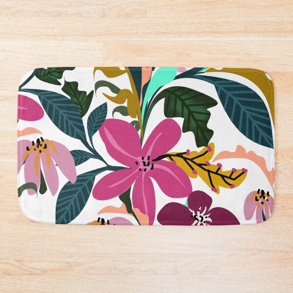 Item preview, Traditional Soft Pink Red Flower Pattern #illustration designed and sold by DSDROSE.