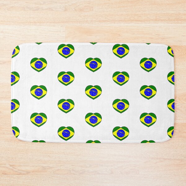 Item preview, I Love Brazil Heart And Flag Drawing designed and sold by Almdrs.