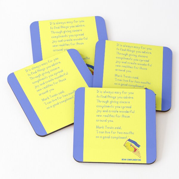 Item preview, Powerful Affirmations Bean Made Fun - Bean complimenting designed and sold by Justbeanhappy.