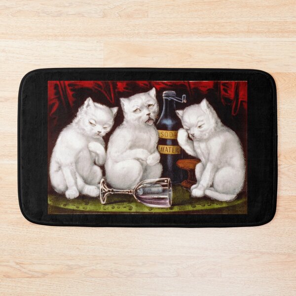 Item preview, The Three Jolly Kittens After the Feast - 1871 designed and sold by CrankyOldDude.