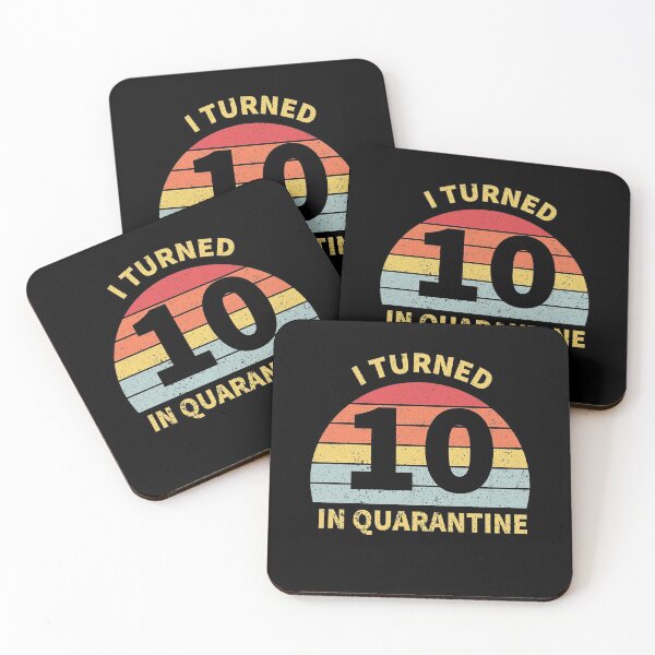 Item preview, I Turned 10 In Quarantine designed and sold by foxredb.