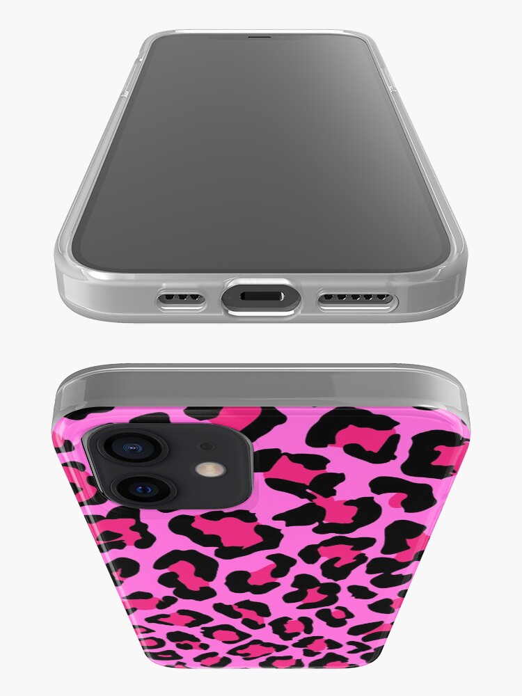 "Hot Pink Leopard Print " iPhone Case & Cover by newburyboutique